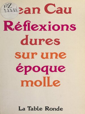 cover image of Réflexions dures sur une époque molle